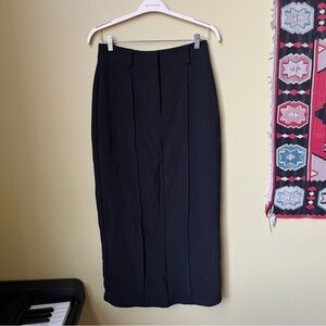 ROWAN BLACK MIDI SKIRT